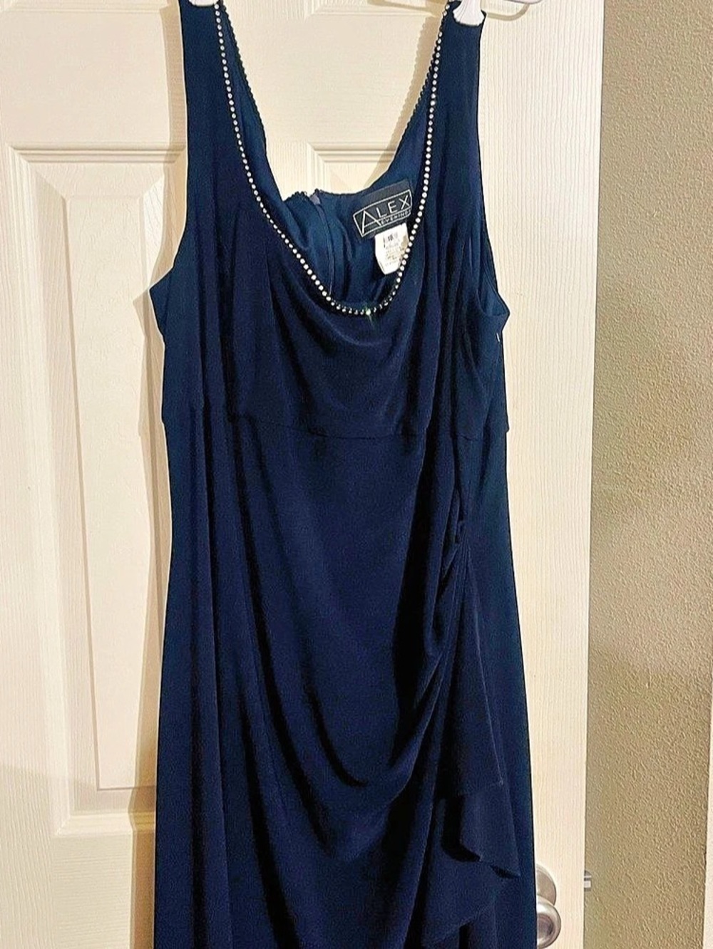 ALEX EVENINGS Blue Maxi Dress Size 18W